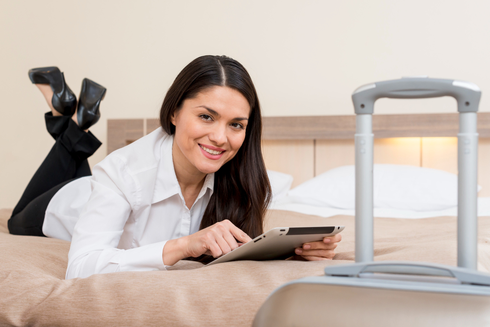 Hotel reception area